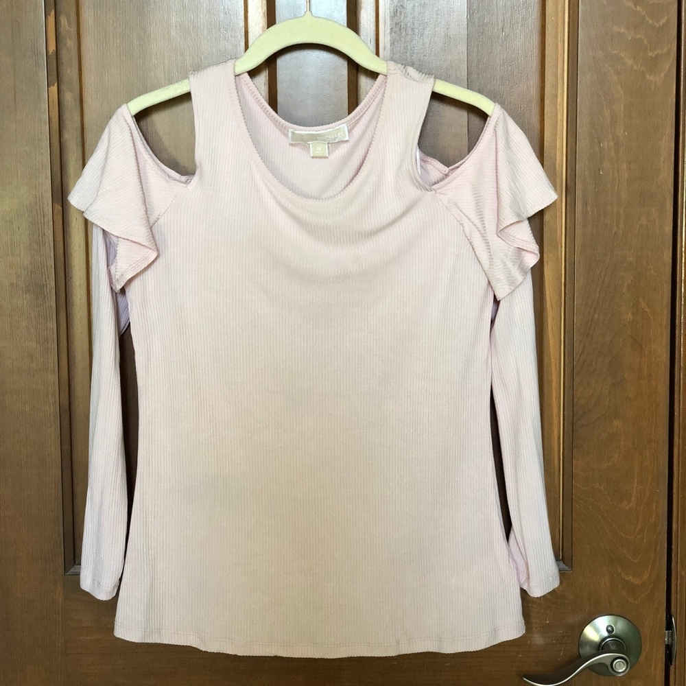 NWOT Michael Kors Cold Shoulder Shirt